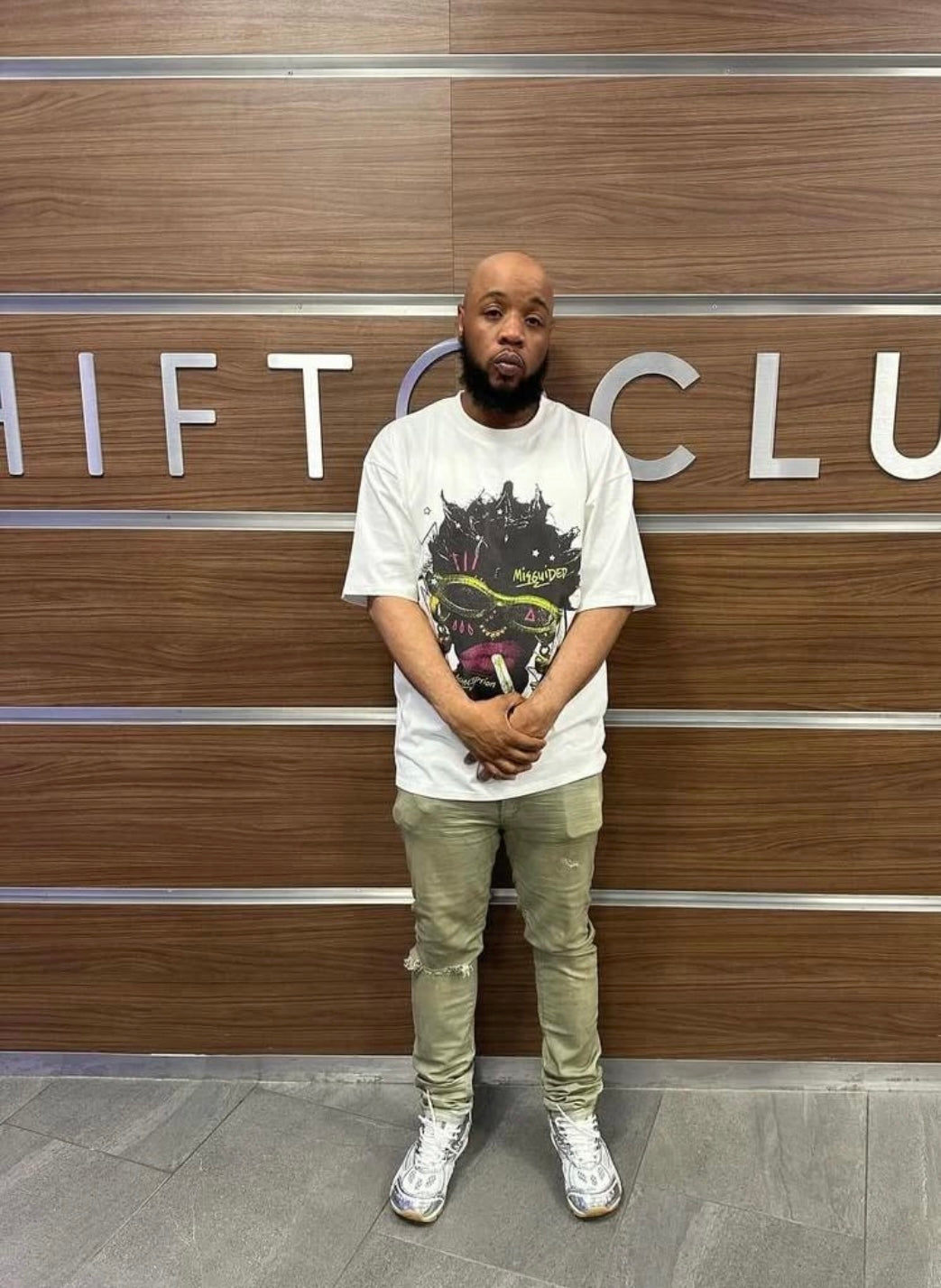 No resentment Oversized White Tee